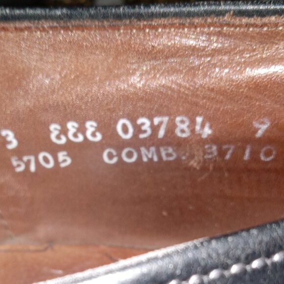 Allen Edmonds BRADY CAP TOE OXFORD Black Leather MEN'S Size 13 + Shoe Trees 7346 - Picture 15 of 16